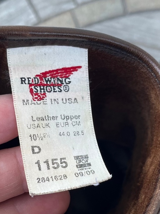 Men\'s Red Wing Pecos 115 Leather Western Work Boots sz 10.5 D Pull On main image 6